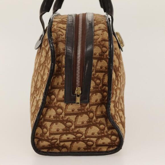 DIOR Trotter Canvas Hand Bag Brown - Picture 5 of 12